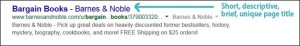 Page title search result example